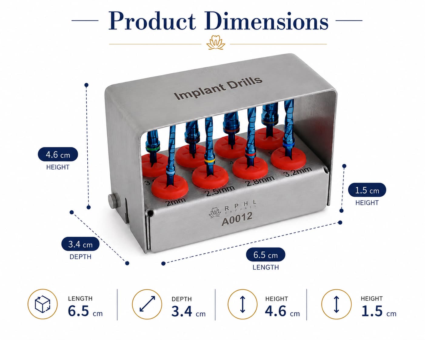 A0012 STAND DIMENSION