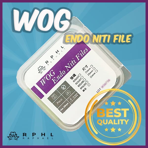 【特價$850】RPHL WOG Endo Niti-File(買5+1/10+3)