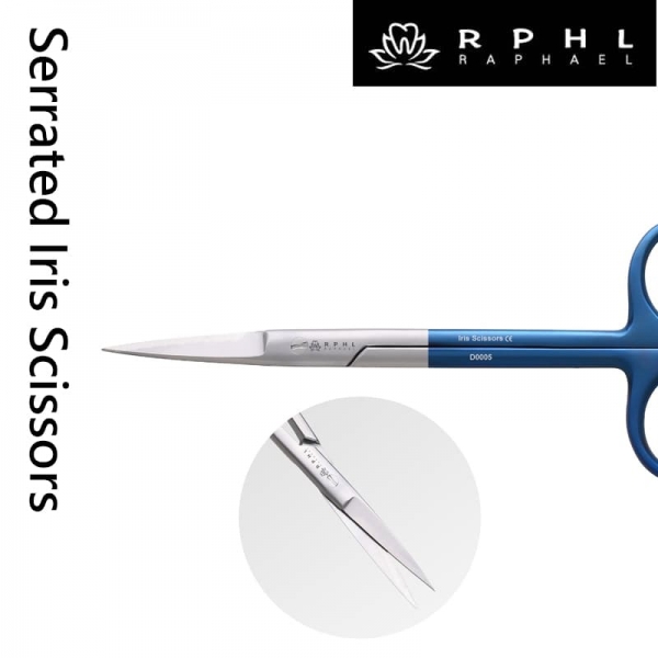 【特價$950】Serrated Iris Scissors(直/彎)有齒極銳鎢鋼頭