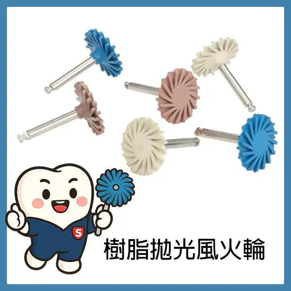 經濟型樹脂拋光風火輪組【6支入】